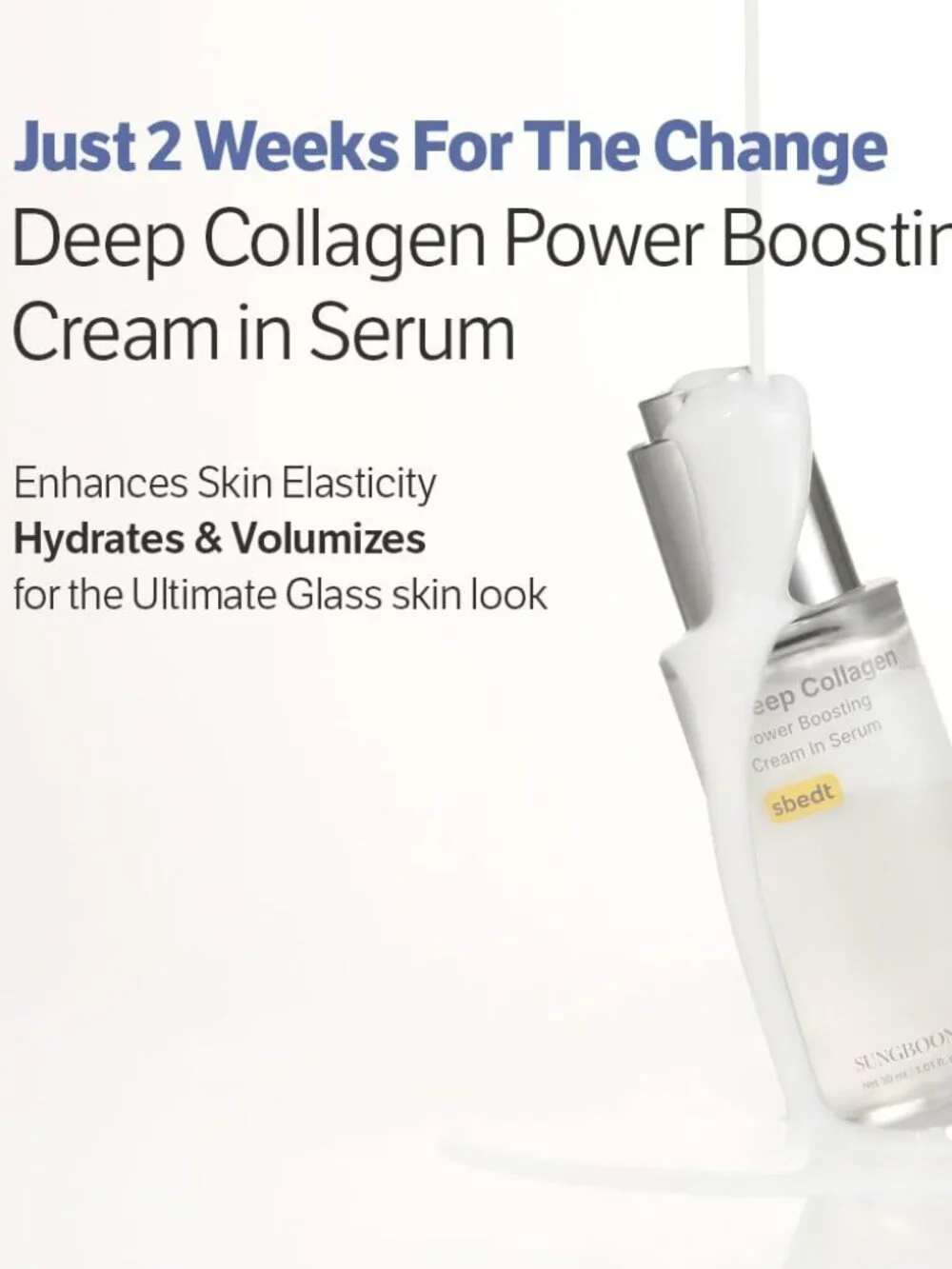 SUNGBOON EDITOR Deep Collagen Serum, 5% Volufiline - Korean Skincare